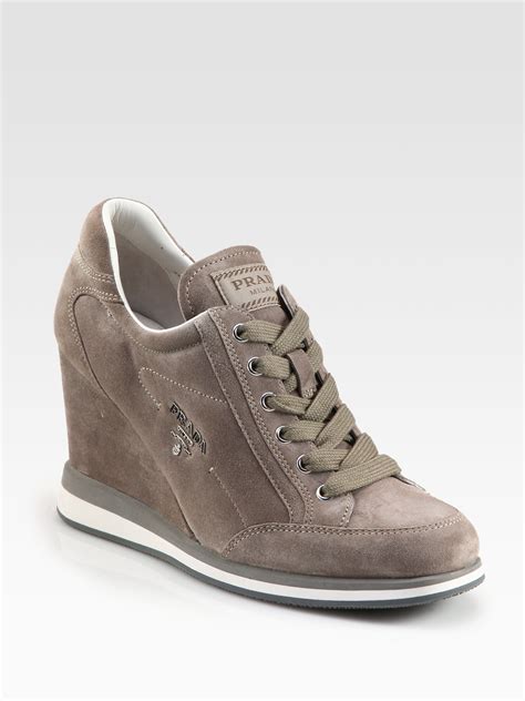 prada wedge sneakers 2012|Prada Wedge Sneakers .